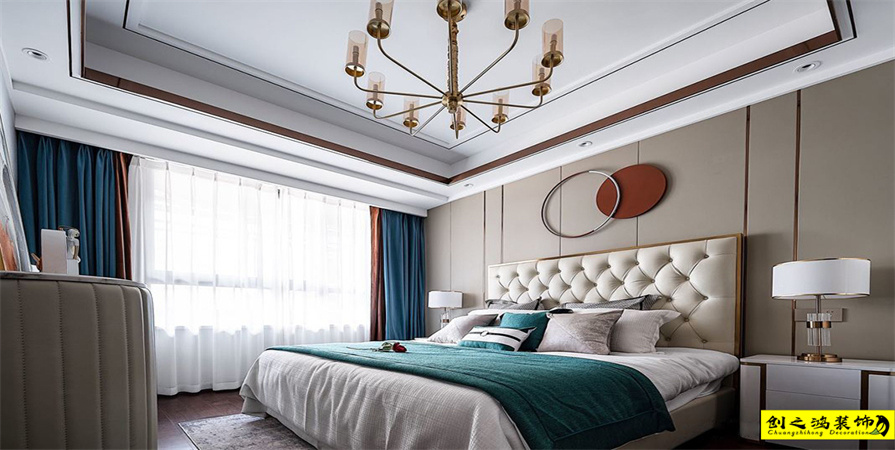 融創(chuàng)海逸長洲113㎡現(xiàn)代簡約風格裝修案例