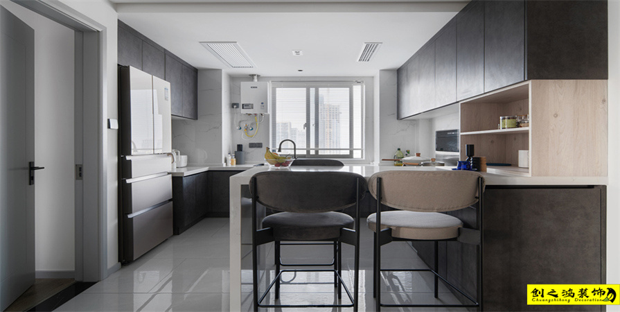 天房海河灣95㎡現(xiàn)代簡(jiǎn)約風(fēng)格裝修案例