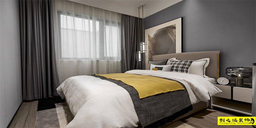 天房北寧公元96㎡現(xiàn)代簡約風(fēng)格裝修案例