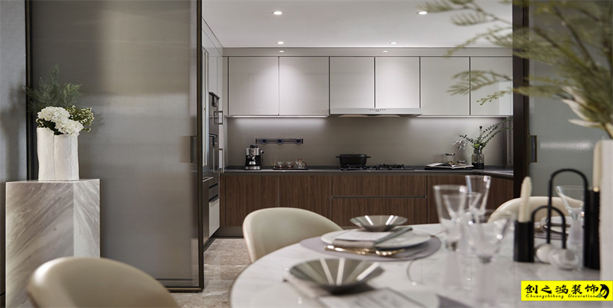 格調(diào)綺園147㎡現(xiàn)代簡約風格裝修案例