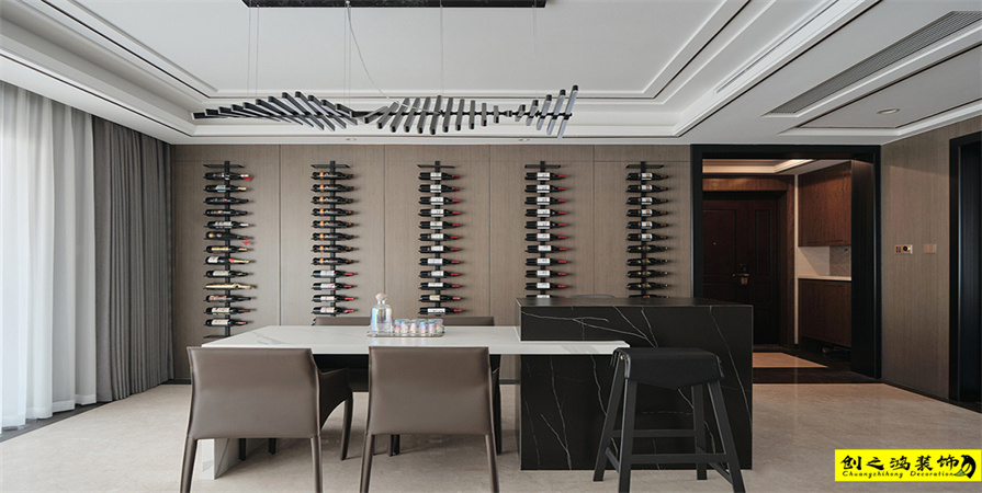 云錦世家176㎡現(xiàn)代簡約風格裝修案例