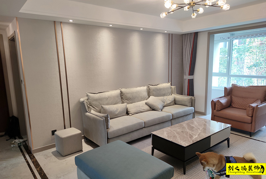 格調(diào)松間133㎡現(xiàn)代簡(jiǎn)約風(fēng)格裝修案例