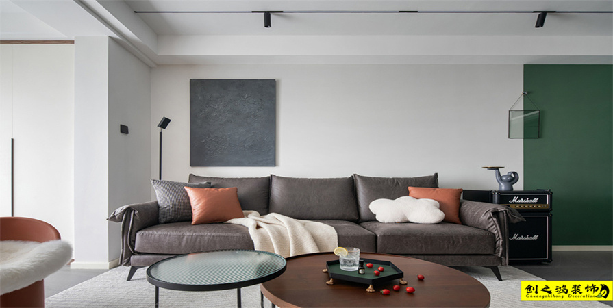 富力又一城89㎡現(xiàn)代簡(jiǎn)約風(fēng)格裝修案例