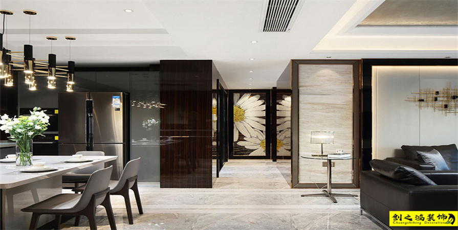 富力又一城143㎡現(xiàn)代簡約風(fēng)格裝修案例