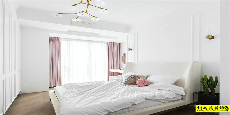 五礦榕園127㎡北歐風(fēng)格裝修案例