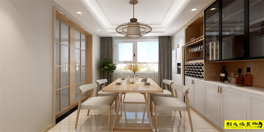 星河國(guó)際117㎡日式風(fēng)格裝修案例