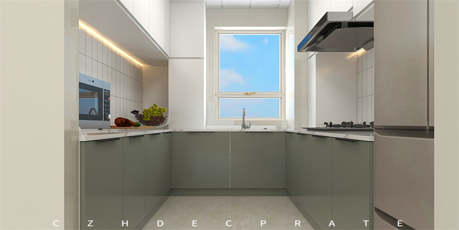 大運河府97㎡現(xiàn)代極簡風格裝修案例