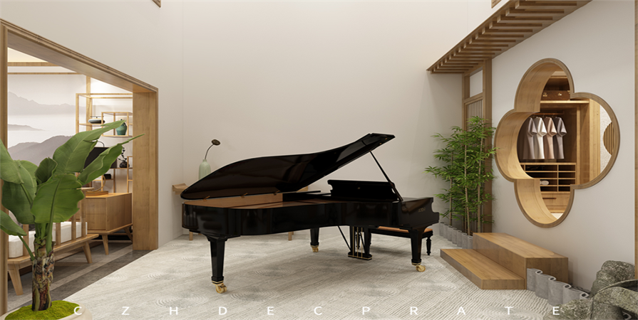 香河愛(ài)晚大愛(ài)城別墅340㎡日式風(fēng)格原創(chuàng)裝修案例