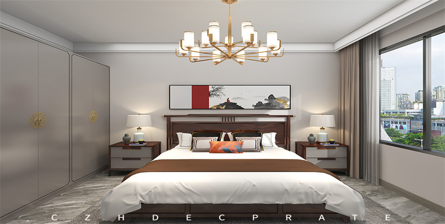 禧順花園100㎡現(xiàn)代簡(jiǎn)約裝修案例