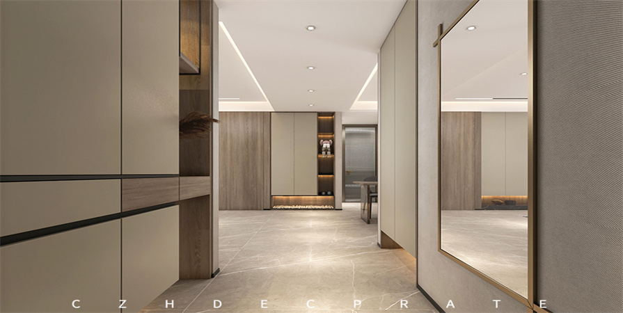 萬達(dá)水西臺122㎡現(xiàn)代輕奢風(fēng)格原創(chuàng)裝修案例