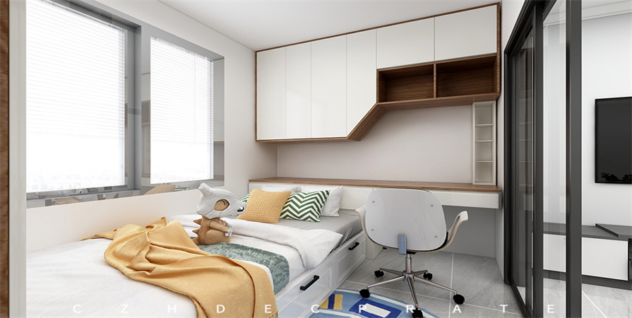 南開大學教學樓53㎡現(xiàn)代輕奢風格原創(chuàng)裝修案例