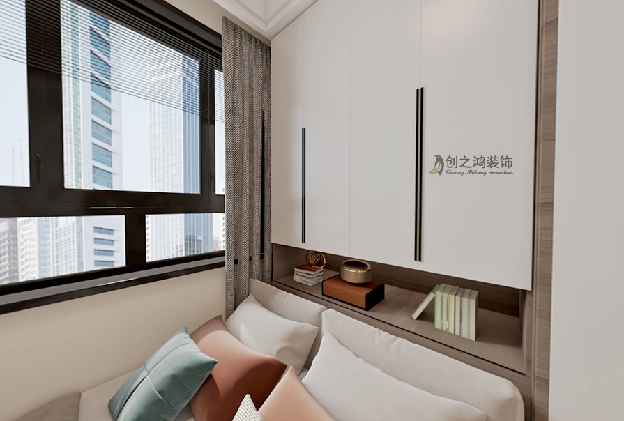 卓越云門126㎡原創(chuàng)現(xiàn)代簡(jiǎn)約裝修案例