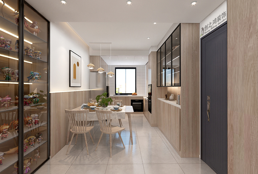 格調(diào)平園北歐風格效果圖,天津裝修公司