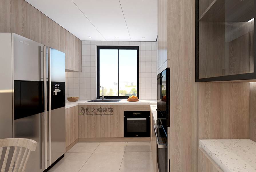 格調(diào)平園北歐風格效果圖,天津裝修公司