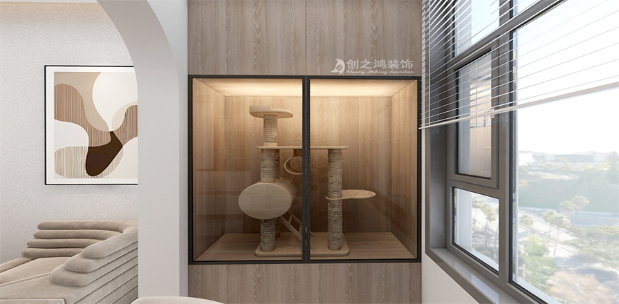 格調(diào)平園110㎡北歐風格裝修效果圖