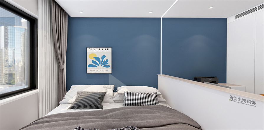 格調(diào)平園110㎡北歐風格裝修效果圖