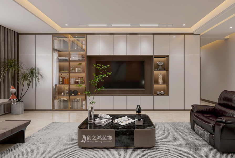 格調(diào)平園130㎡現(xiàn)代簡約風(fēng)格裝修效果圖！