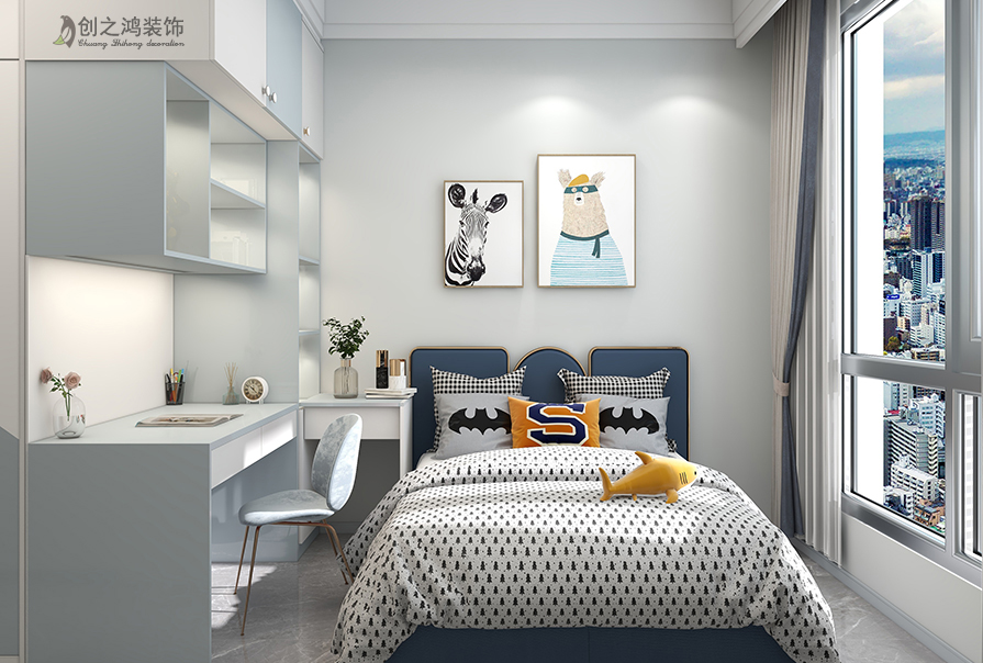 中駿宸景灣112㎡現(xiàn)代簡(jiǎn)約風(fēng)格裝修效果圖！