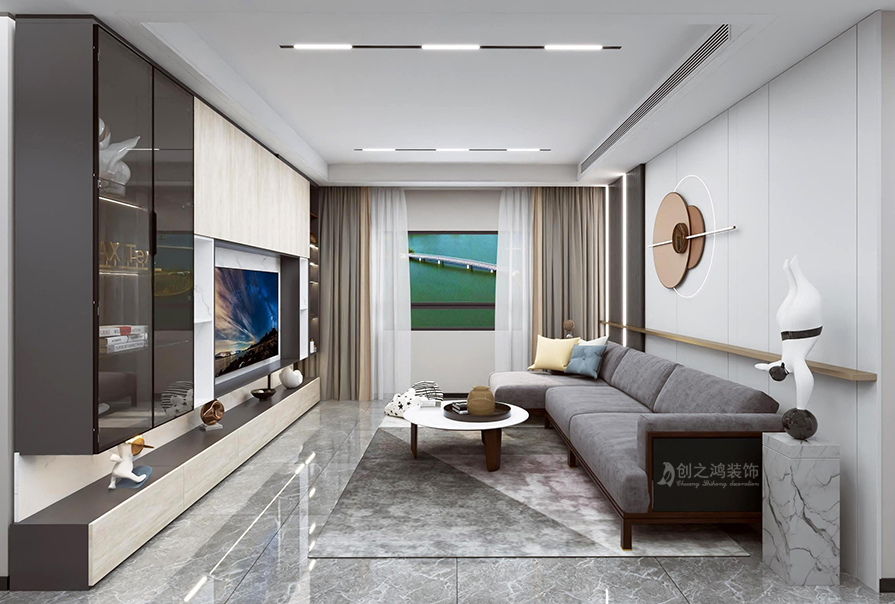 南開1911案例|15W搞定婚房硬裝裝修，一點(diǎn)都不落俗套的新中式風(fēng)格家！