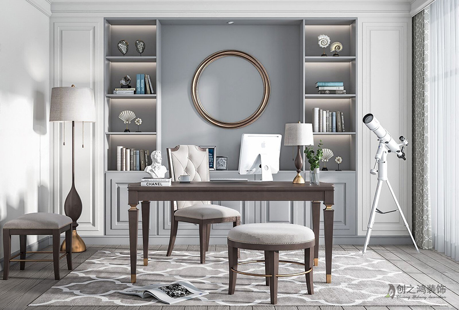 翠享康庭164㎡美式風格裝修效果圖！