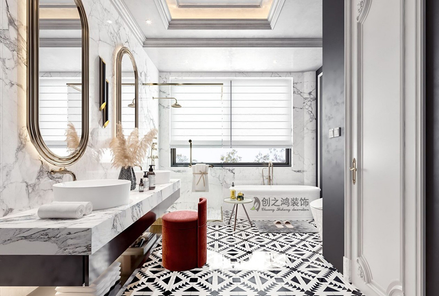 翠享康庭164㎡美式風格裝修效果圖！