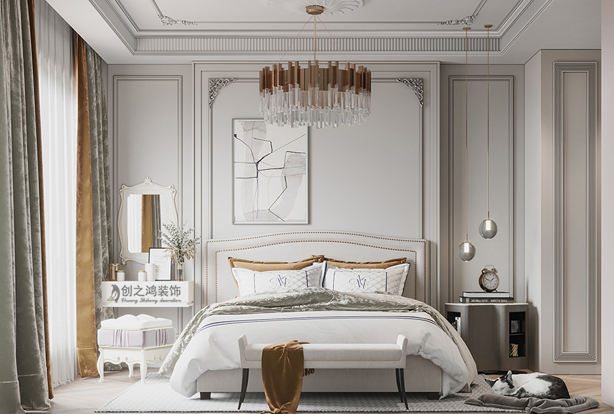 翠享康庭164㎡美式風格裝修效果圖！