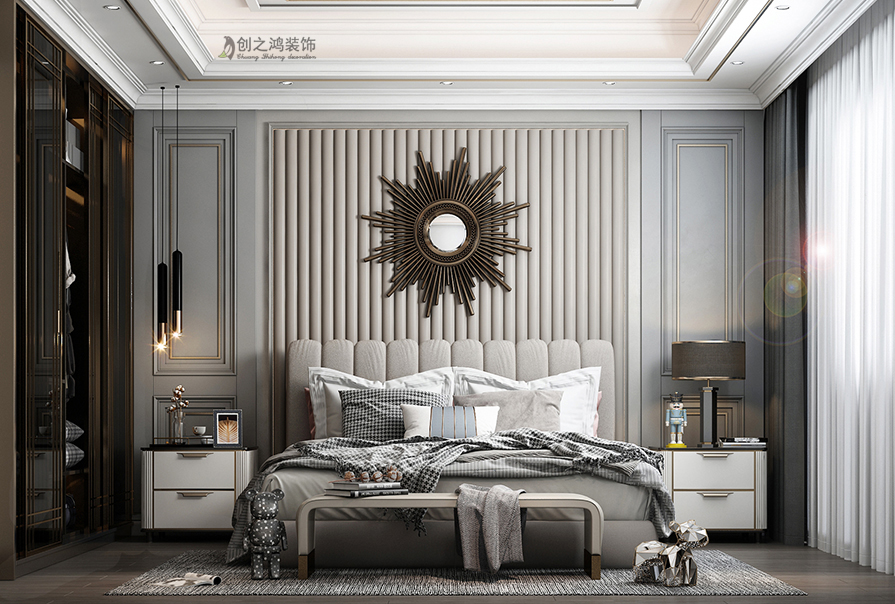 格調林泉145㎡美式風格裝修效果圖！