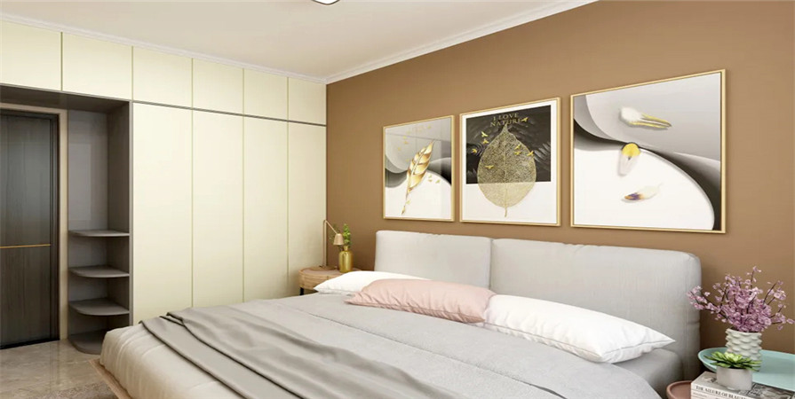 溪景苑105㎡簡歐風格裝修效果圖！