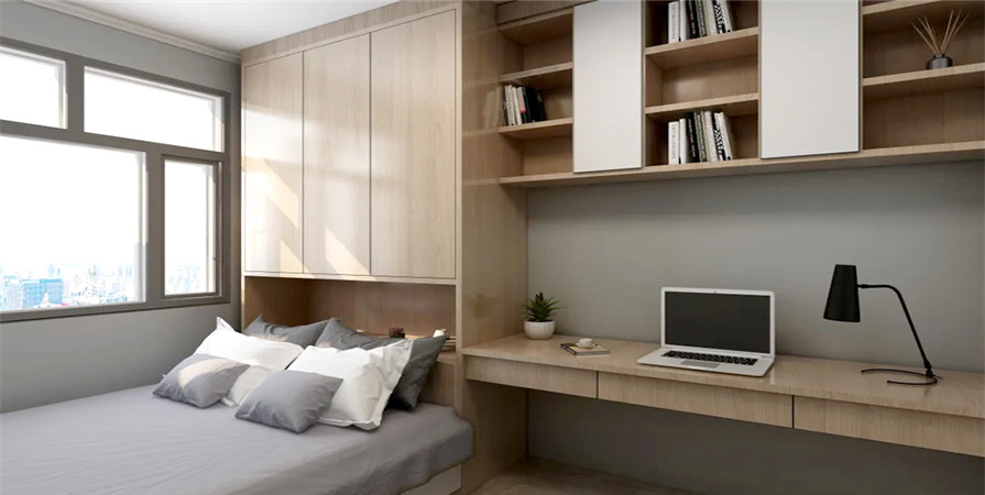 溪景苑105㎡簡歐風格裝修效果圖！