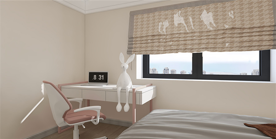 海藍(lán)城96㎡簡歐風(fēng)格裝修效果圖！