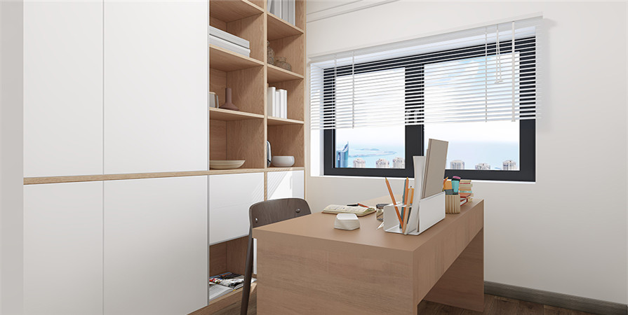 海藍(lán)城96㎡簡歐風(fēng)格裝修效果圖！