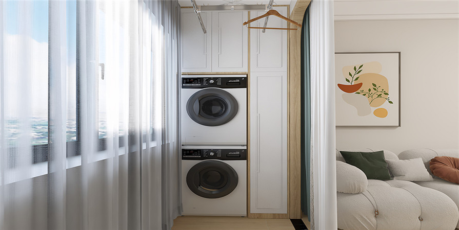 海藍(lán)城96㎡簡歐風(fēng)格裝修效果圖！