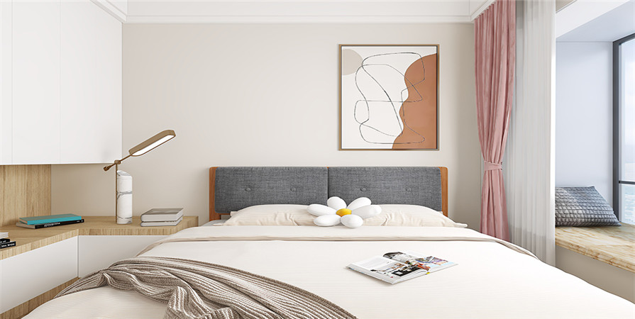 海藍(lán)城96㎡簡歐風(fēng)格裝修效果圖！