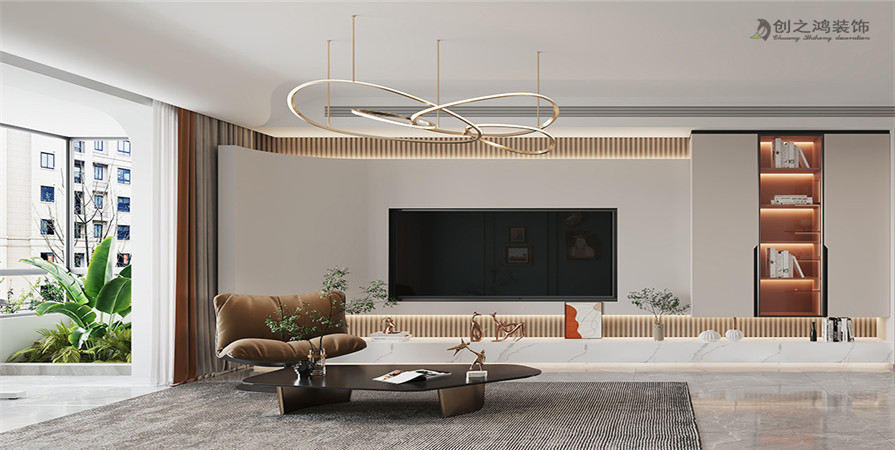 明華里105㎡輕奢風(fēng)格裝修效果圖！