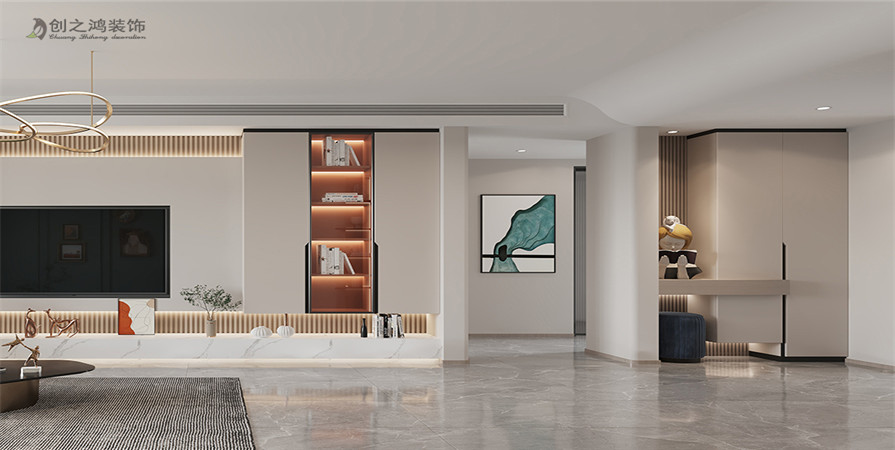 明華里105㎡輕奢風(fēng)格裝修效果圖！