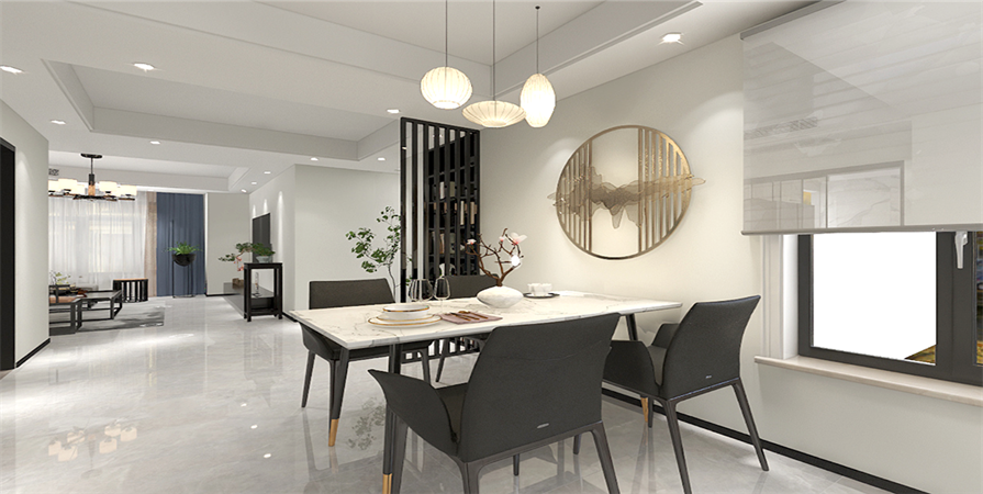 博軒園140㎡中式風(fēng)格裝修效果圖！