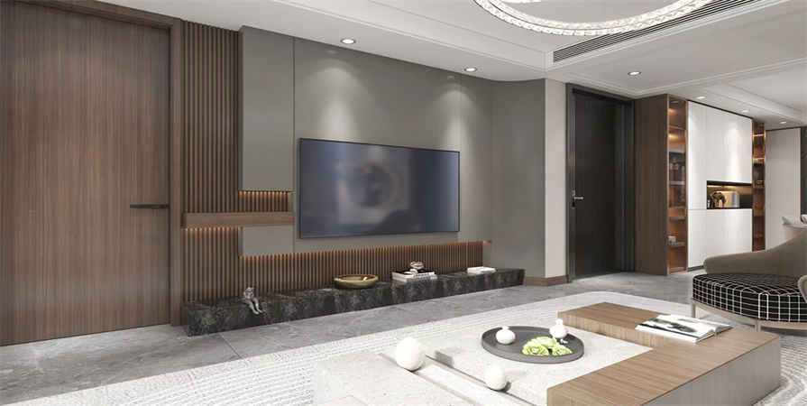 遠(yuǎn)洋萬和城130㎡現(xiàn)代輕奢風(fēng)格裝修實景圖！