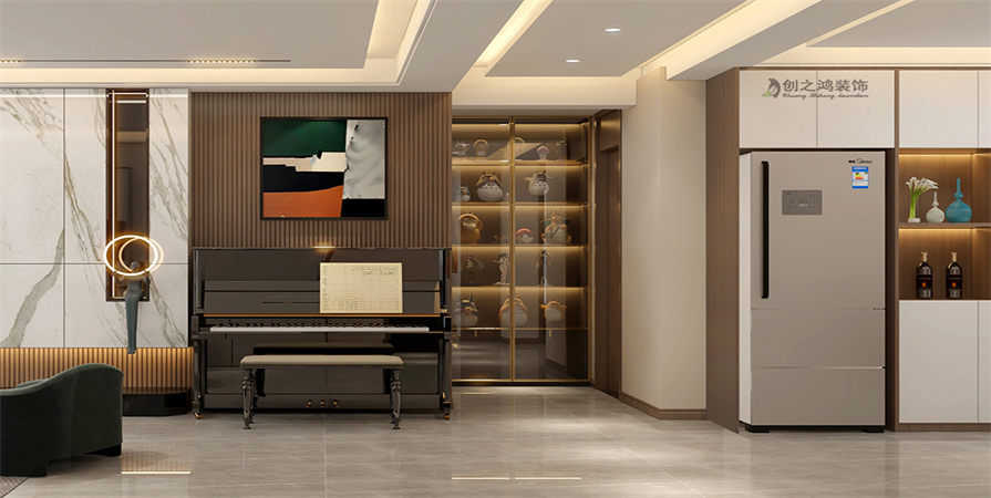 第博雅園151㎡現(xiàn)代簡約風(fēng)格裝修實(shí)景圖！