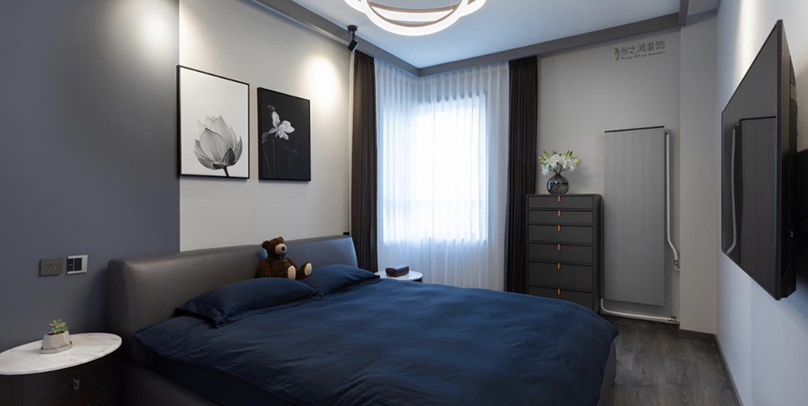 藝術(shù)公寓96㎡北歐風(fēng)格裝修實(shí)景圖！