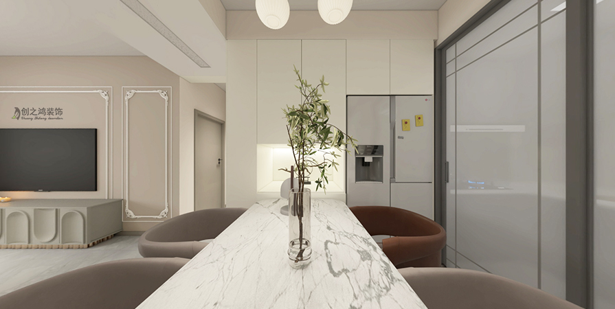 美的翰悅府130㎡現(xiàn)代輕奢風(fēng)格裝修效果圖！