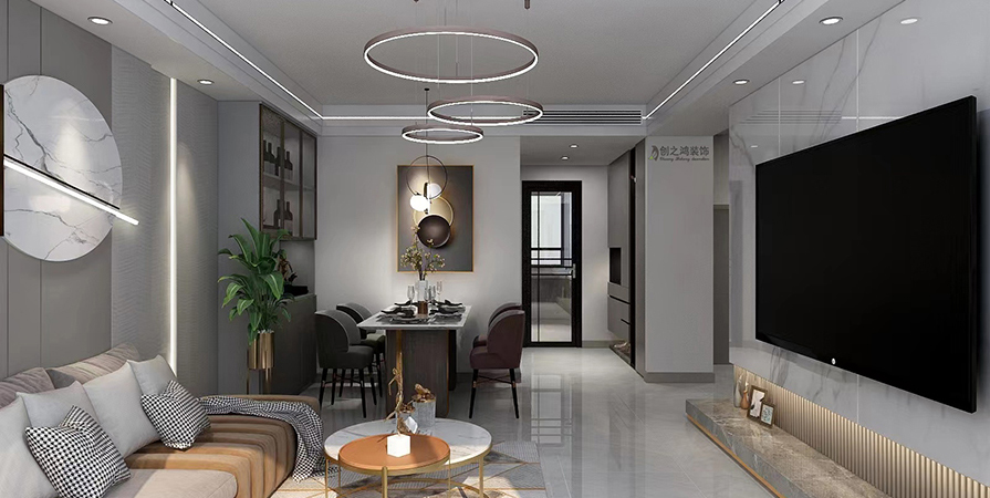 碧桂園云湖88㎡現(xiàn)代輕奢裝修實景圖！