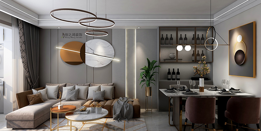 碧桂園云湖88㎡現(xiàn)代輕奢裝修實景圖！