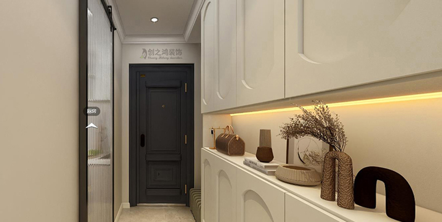 盛皓南苑88㎡宜家原木裝修實(shí)景效果圖