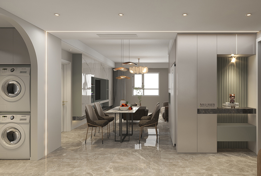 創(chuàng)之鴻裝飾餐廳裝修實景圖