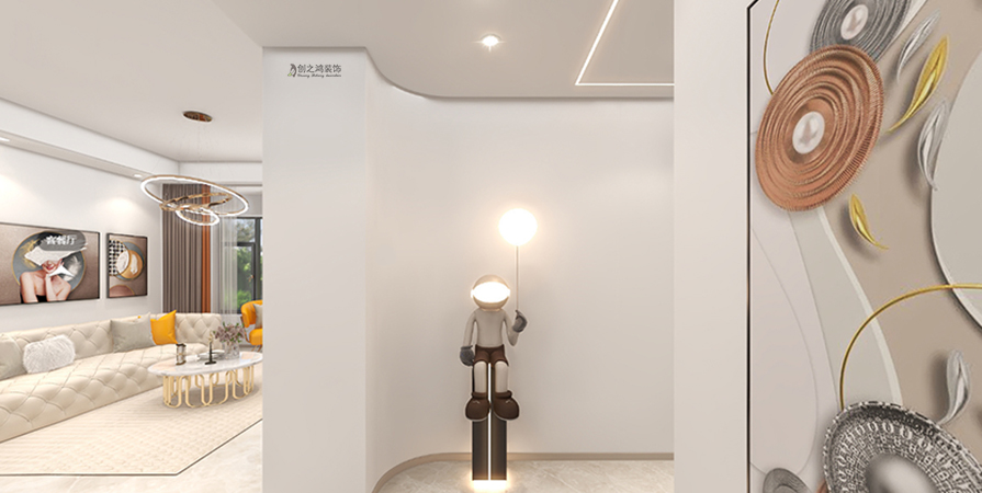 天越園130㎡現(xiàn)代輕奢裝修案例！