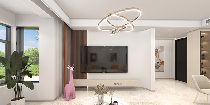 天越園130㎡現(xiàn)代輕奢裝修案例！