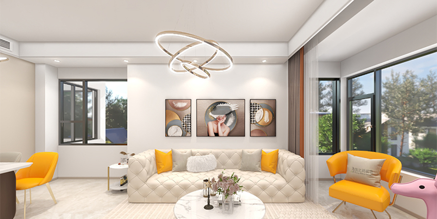 天越園130㎡現(xiàn)代輕奢裝修案例！