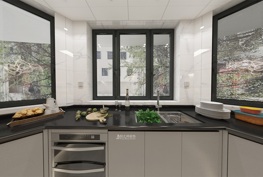 創(chuàng)之鴻裝飾廚房裝修設計圖