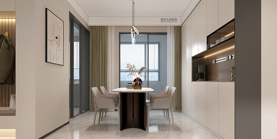 億城堂庭166㎡現(xiàn)代簡(jiǎn)約裝修實(shí)景圖！