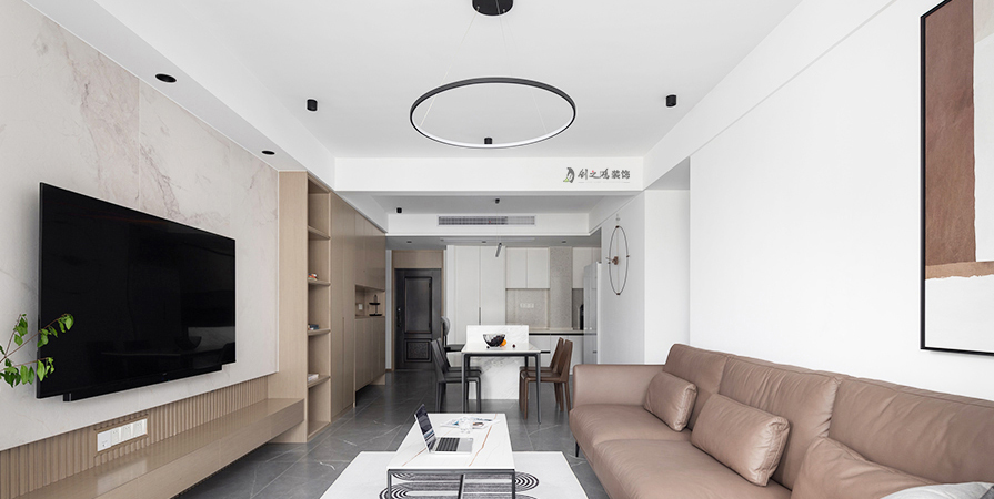 融創(chuàng)中央學府89㎡簡約風格裝修案例